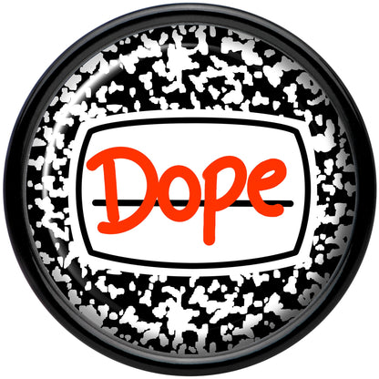 0G Dope Composition Notebook Black Acrylic Saddle Plug Set by Onyx O