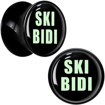 0G SKIBIDI Black Acrylic Saddle Plug Set by Onyx O