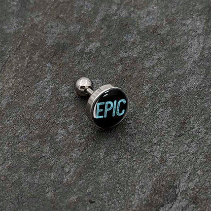 16G 1/4 Epic Blue Cartilage Tragus Earring