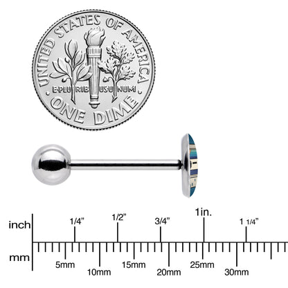 Retro Cassette Tape Barbell Tongue Ring by Onyx O