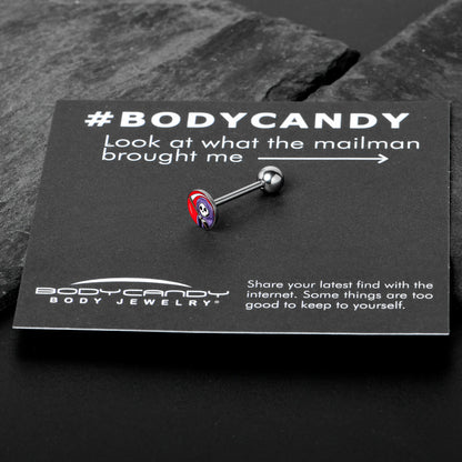 Grim Reaper Barbell Tongue Ring by Onyx O