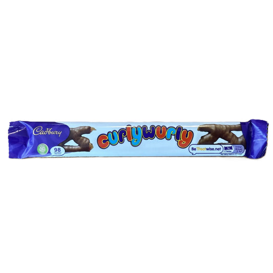 Cadbury Curly Wurly – Classic UK Chocolate Caramel Twist Bar (UK)