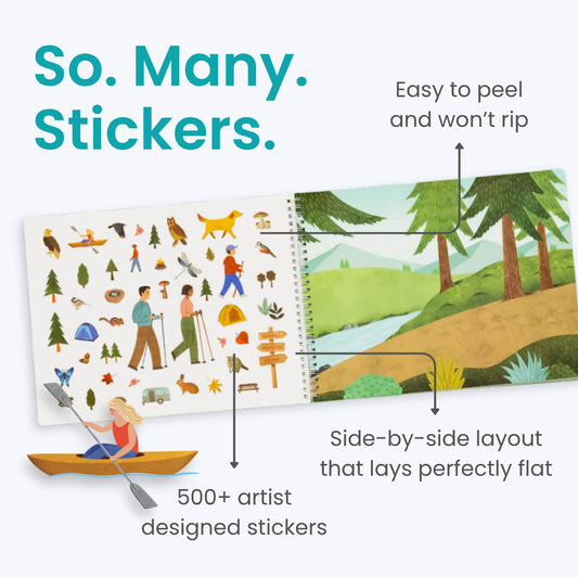 Camping Sticker Book
