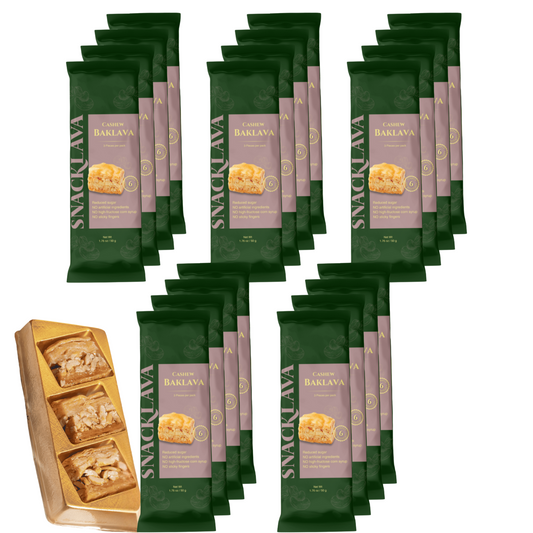 Baklava Cashew - Snacklava® | 20 Packs