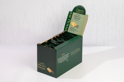 Baklava Fingers Cashew - Snacklava® | 20 Packs