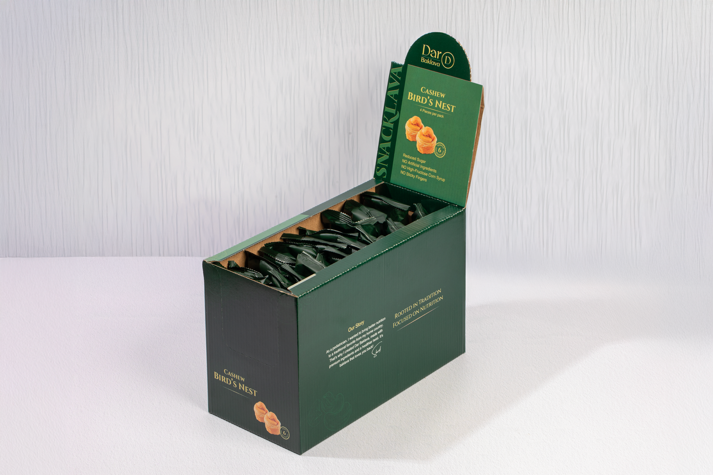 Bird's Nests Cashew - Snacklava® | 20 Packs