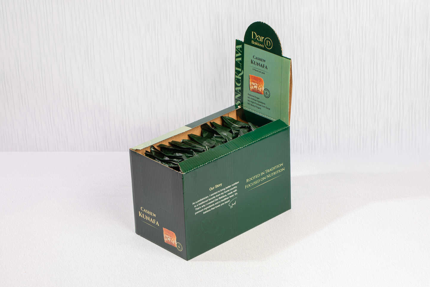 Kunafa Cashew - Snacklava® | 20 Packs