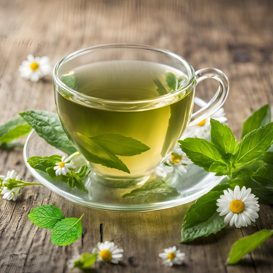 Chamomile Mint Green Tea w. Citrus Organic Fairtrade 20ct