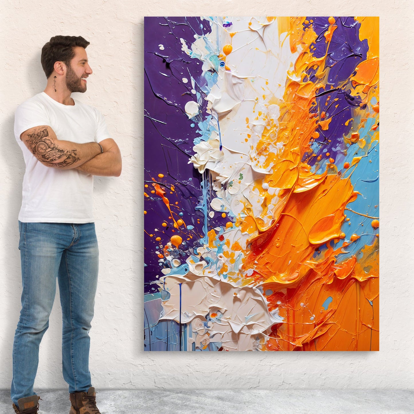 Canvas Print: "Chromatic Rift"