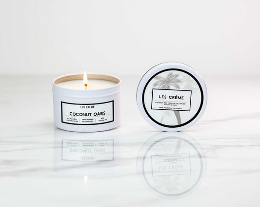 Coconut Oasis Scent Coconut Wax Candle