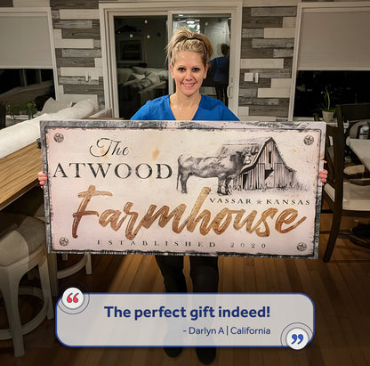 Rustic Farmhouse Sign V