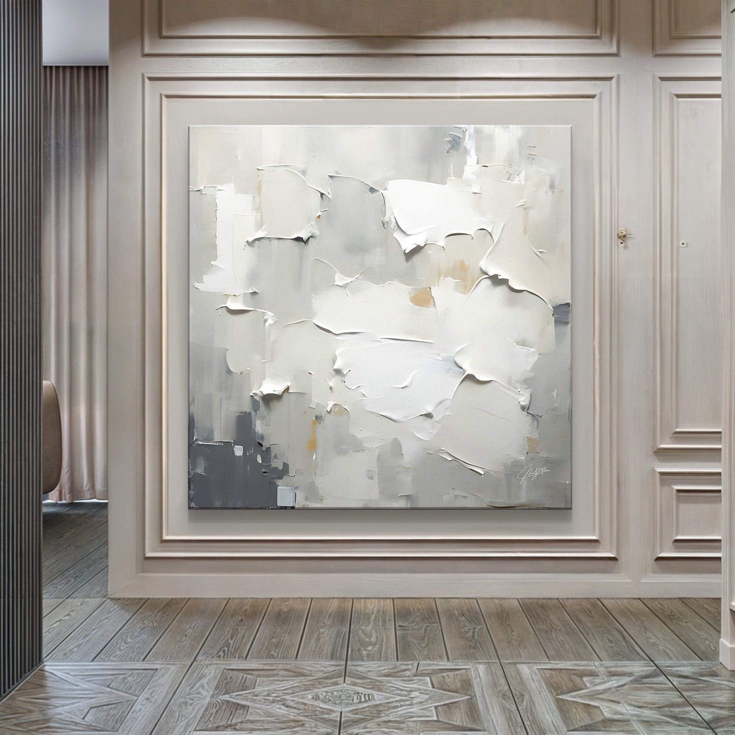 Canvas Print: "Cream Field"