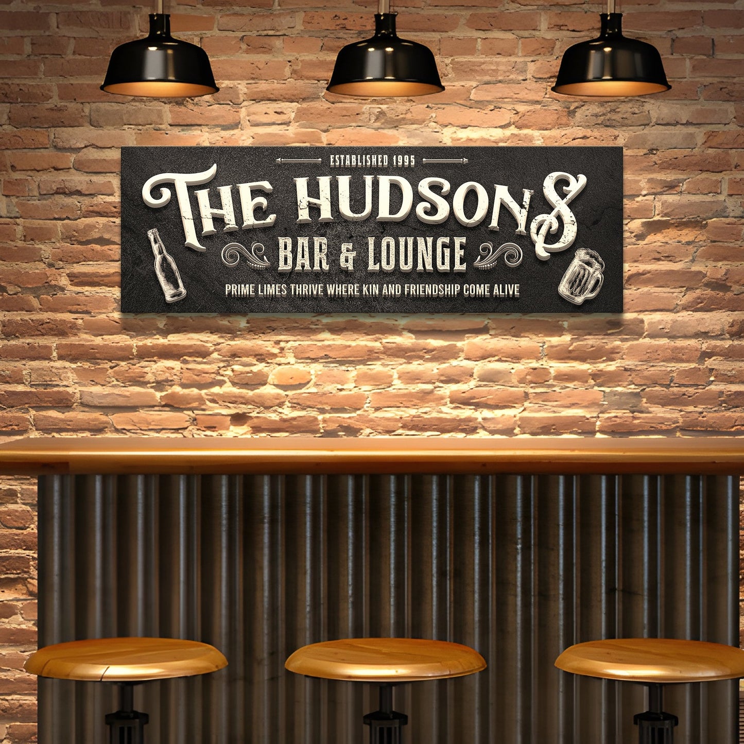 Custom Bar & Lounge Sign II