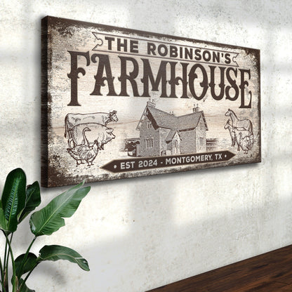 Custom Farmhouse Sign III