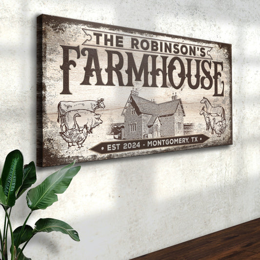 Custom Farmhouse Sign III