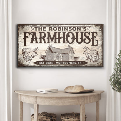 Custom Farmhouse Sign III