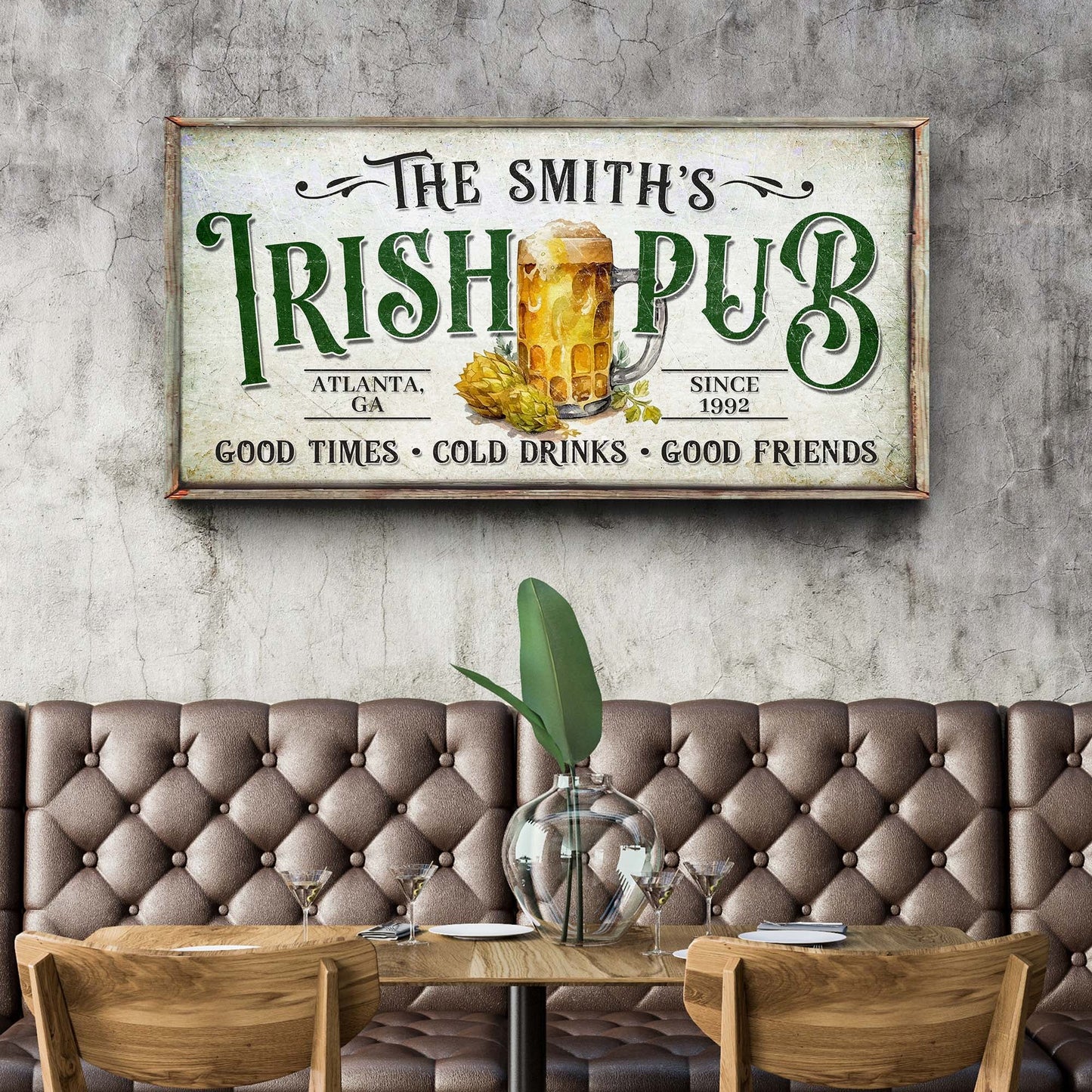 Custom Irish Pub Bar Sign II