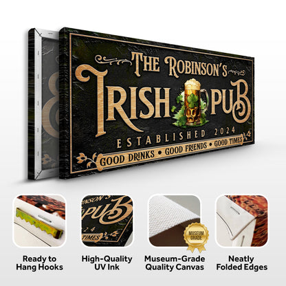 Custom Irish Pub Bar Sign III