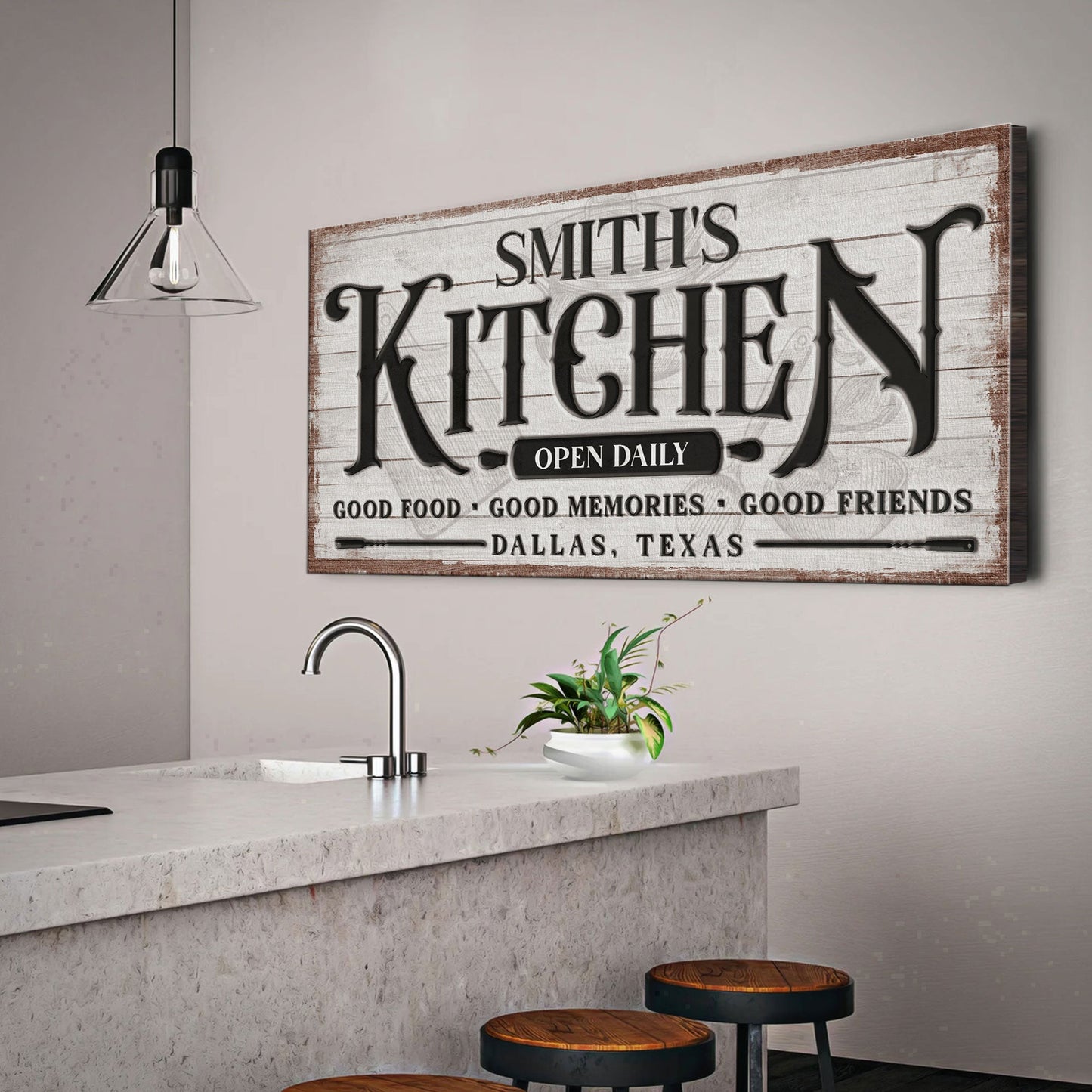 Custom Kitchen Sign