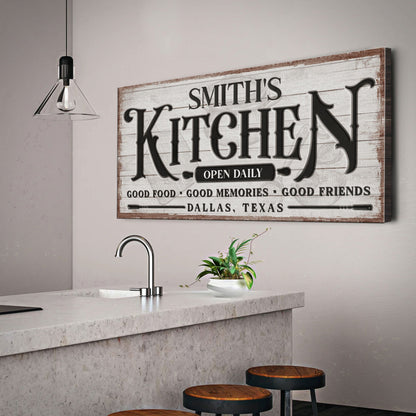 Custom Kitchen Sign