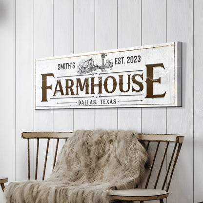 Custom Rustic Farmhouse Sign II