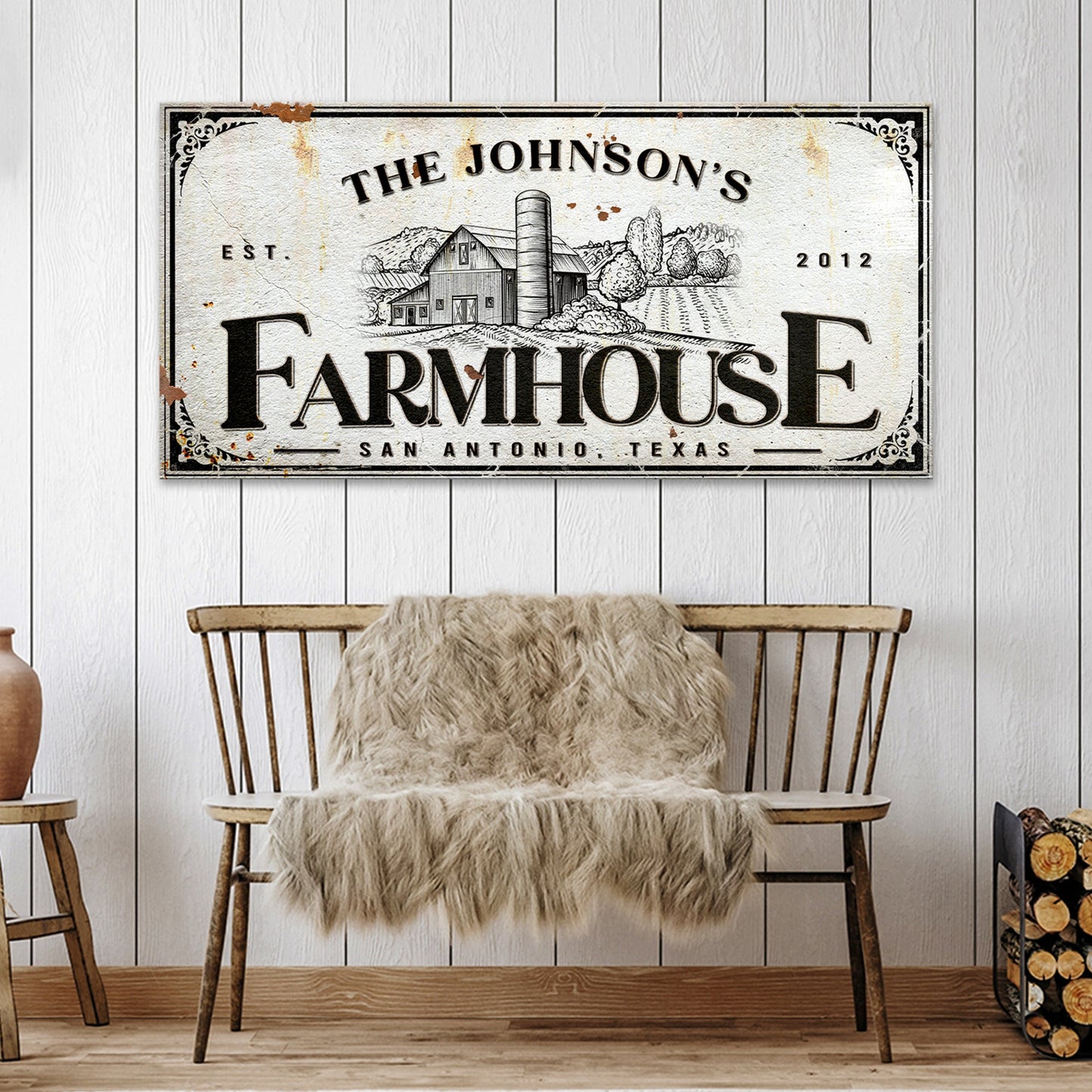 Custom Rustic Farmhouse Sign III