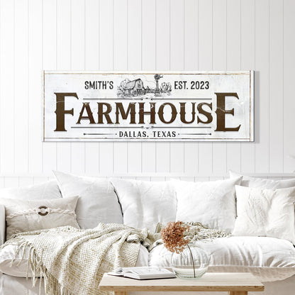 Custom Rustic Farmhouse Sign II