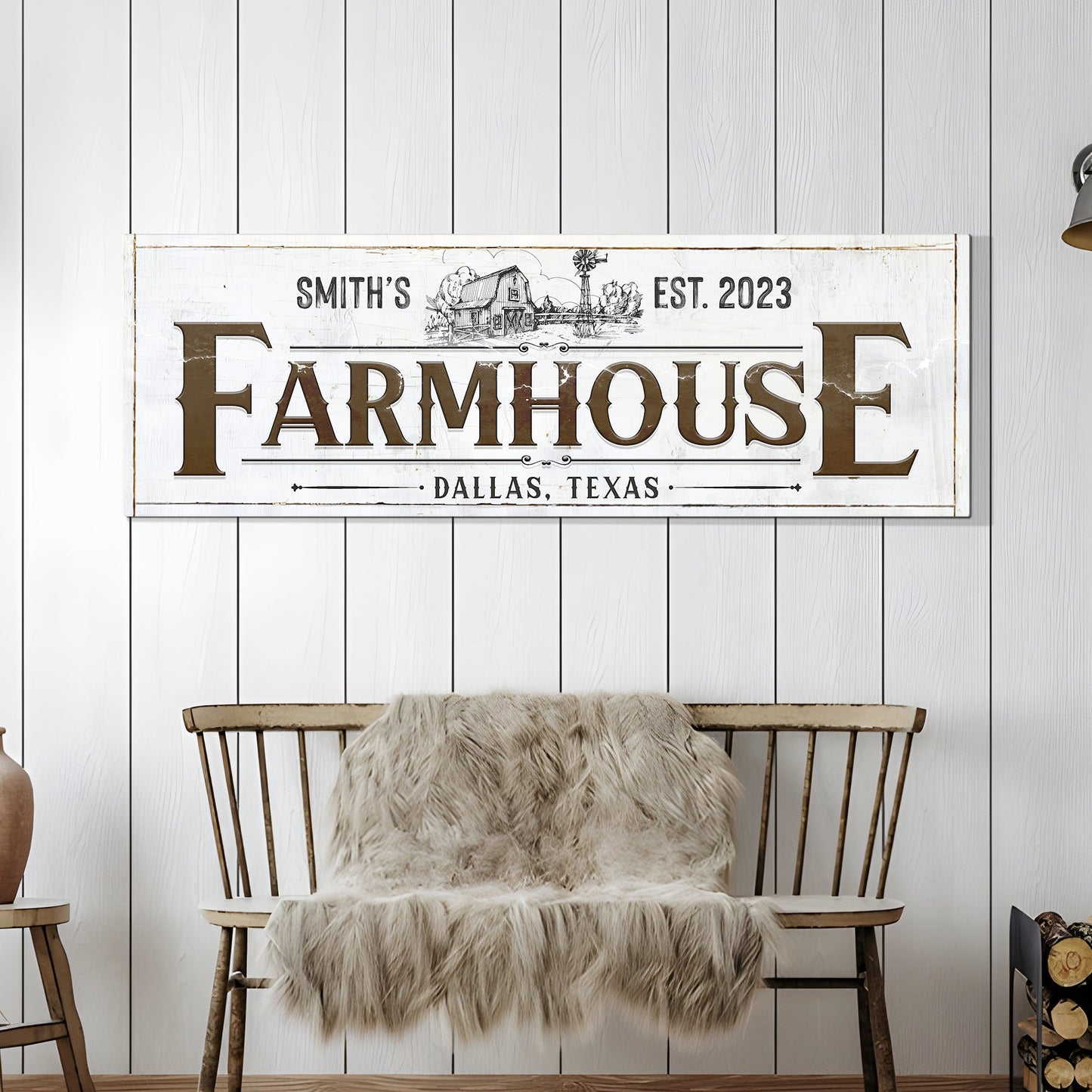 Custom Rustic Farmhouse Sign II