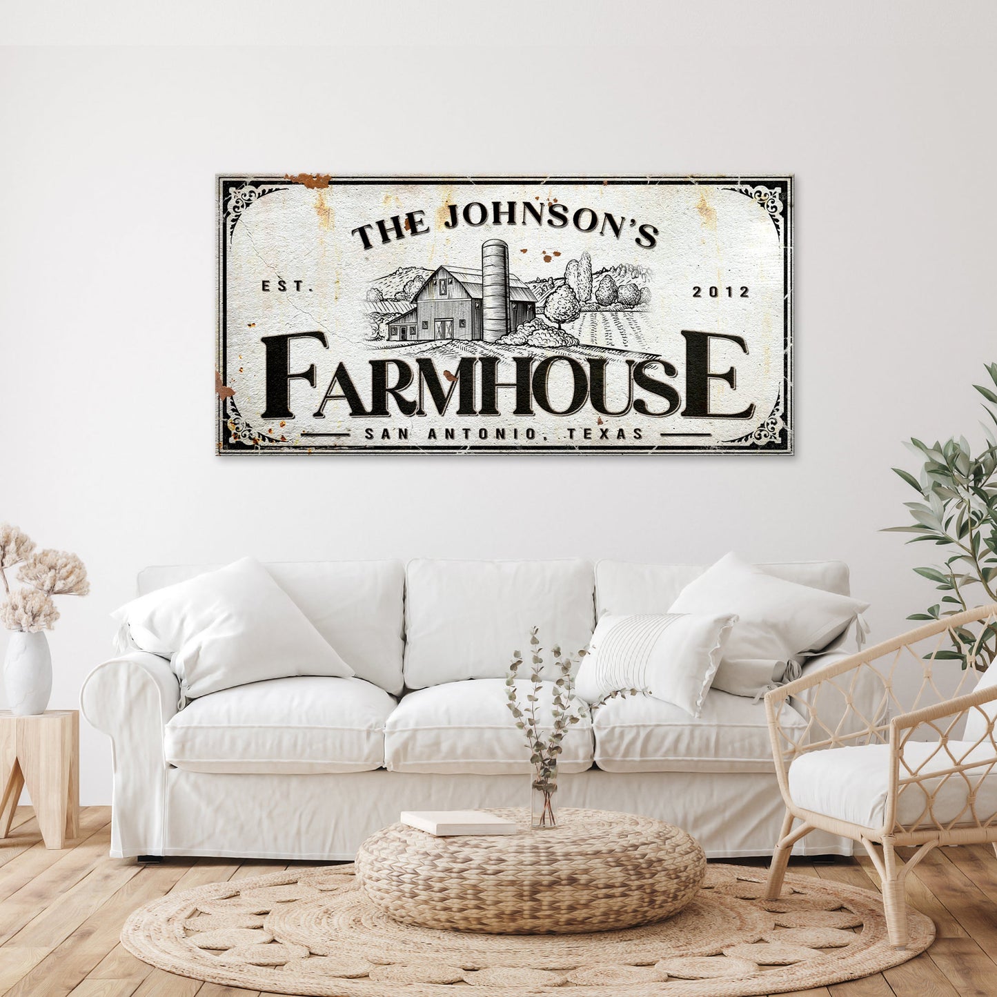 Custom Rustic Farmhouse Sign III