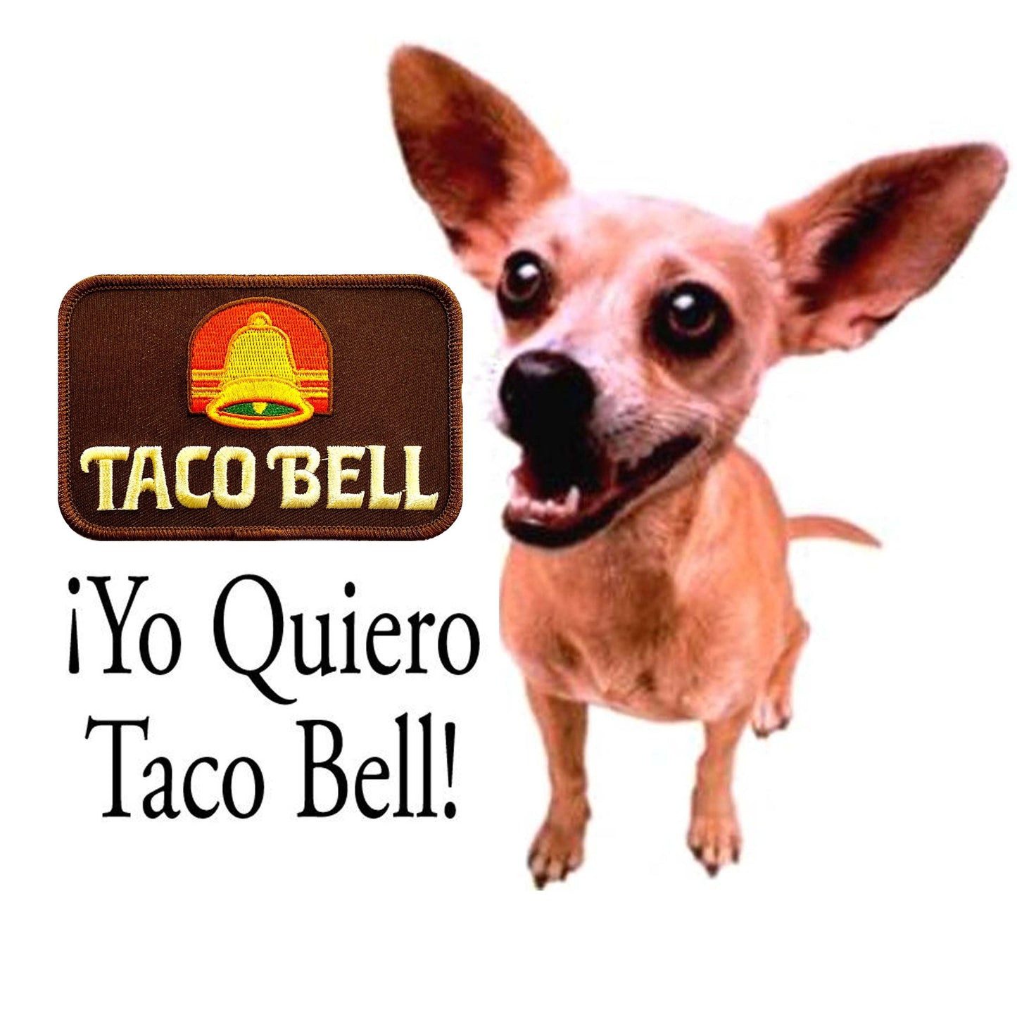 SMALL SIZE VINTAGE TACO BELL PATCH