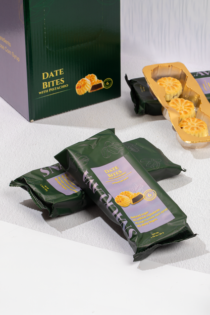 Dates Pistachio - Snacklava® | 20 Packs