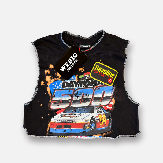 DAYTONA 500 NASTYCAR CROP TEE SIZE SMALL