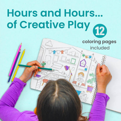 Different Rooms Sticker Book