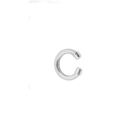 VIRTUOUS CIRCLE EAR CUFF - GOLD OR SILVER TONE