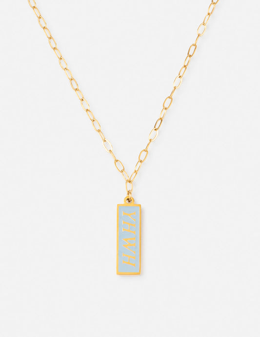 Enamel YHWH Necklace