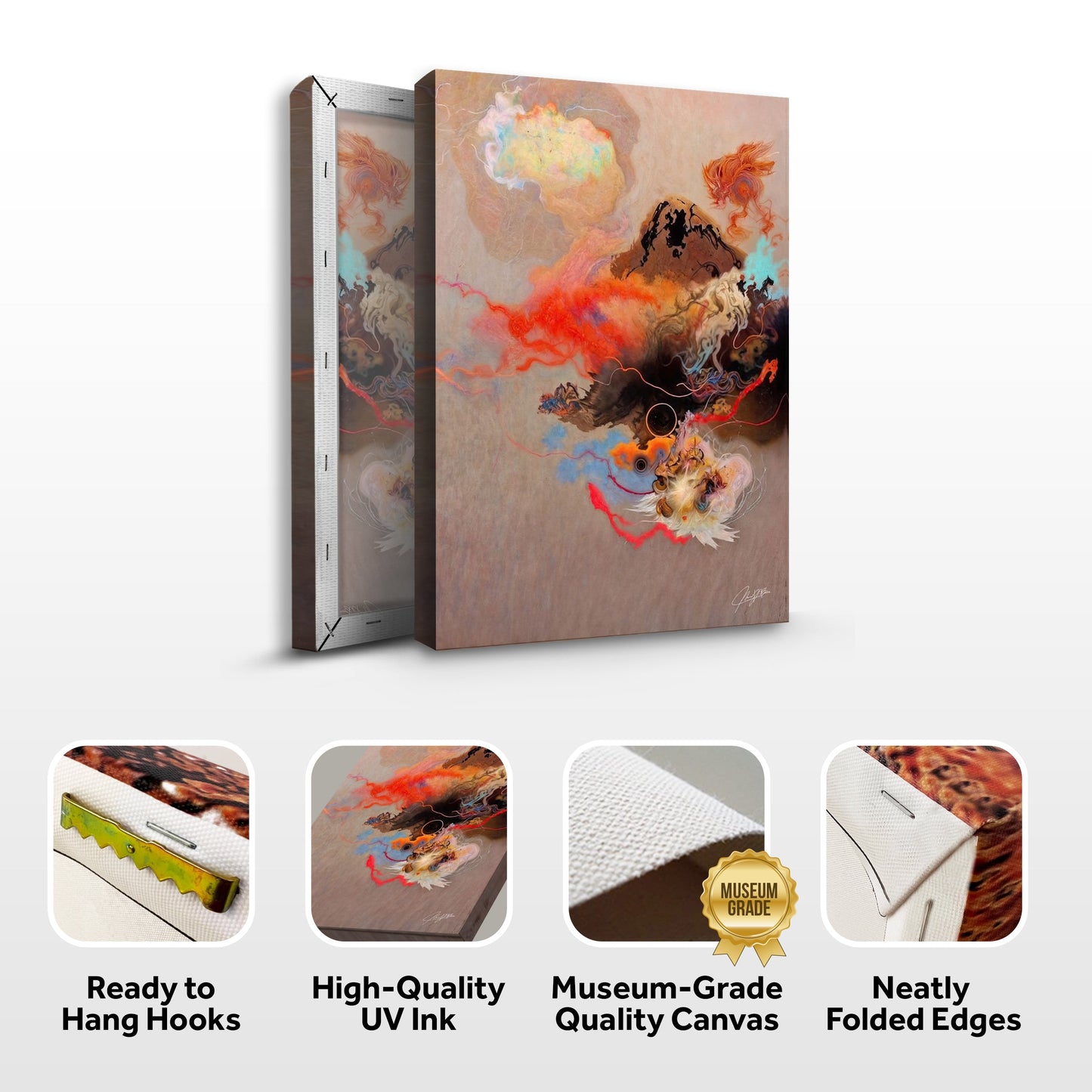 Canvas Print: "Ethereal Unfolding"