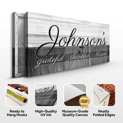 Family Grateful Sign