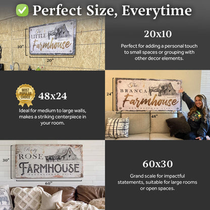 Rustic Farmhouse Sign X