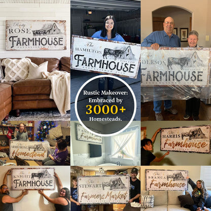 Rustic Farmhouse Sign X