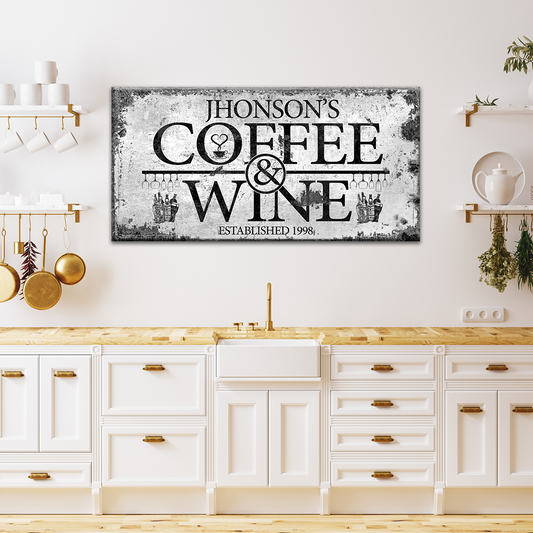 Coffee and Wine Sign