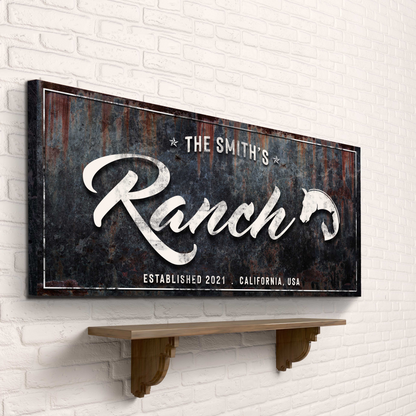 Family Ranch Sign