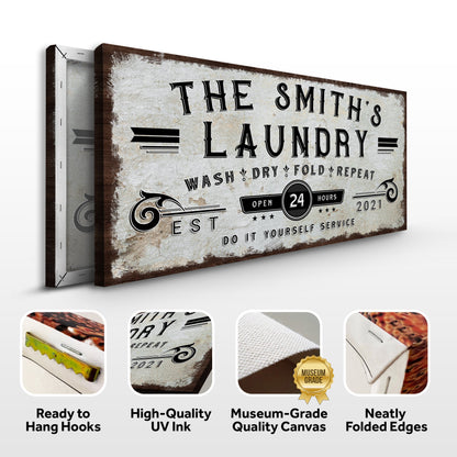 Personalized Laundry Room Sign
