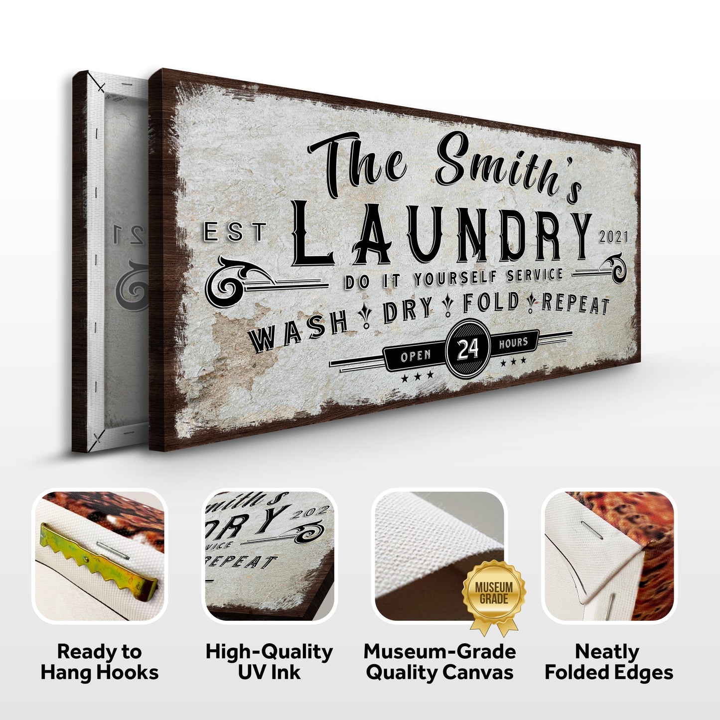 Personalized Laundry Room Sign II