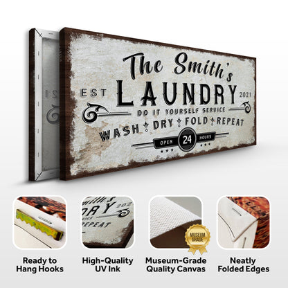 Personalized Laundry Room Sign II