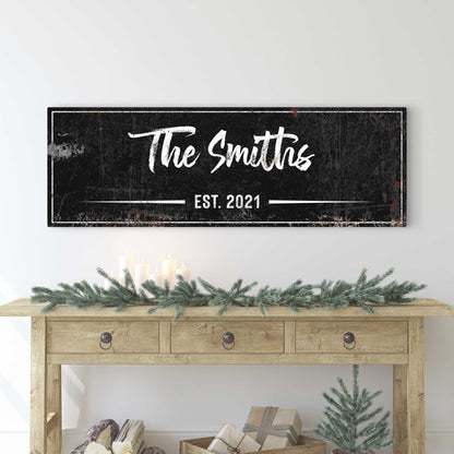 Family Rustic Sign
