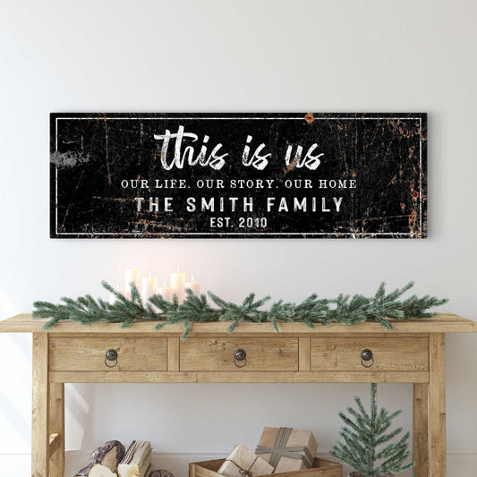 This Is Us Rustic Sign II
