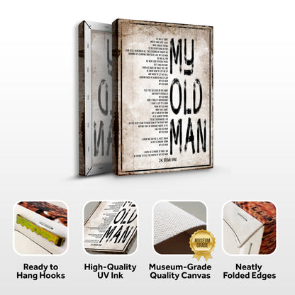 My Old Man, Happy Father's Day Sign