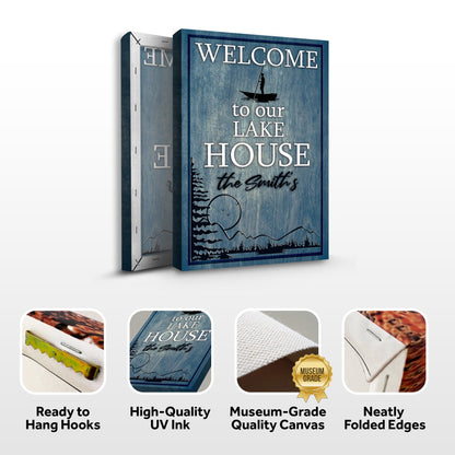 Welcome To Our Lake House Sign