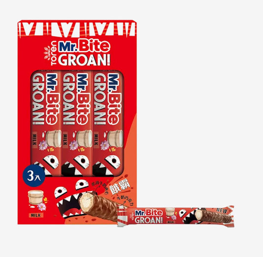 Mr. Bite groan milk chocolate with milky bar 35g 24pk