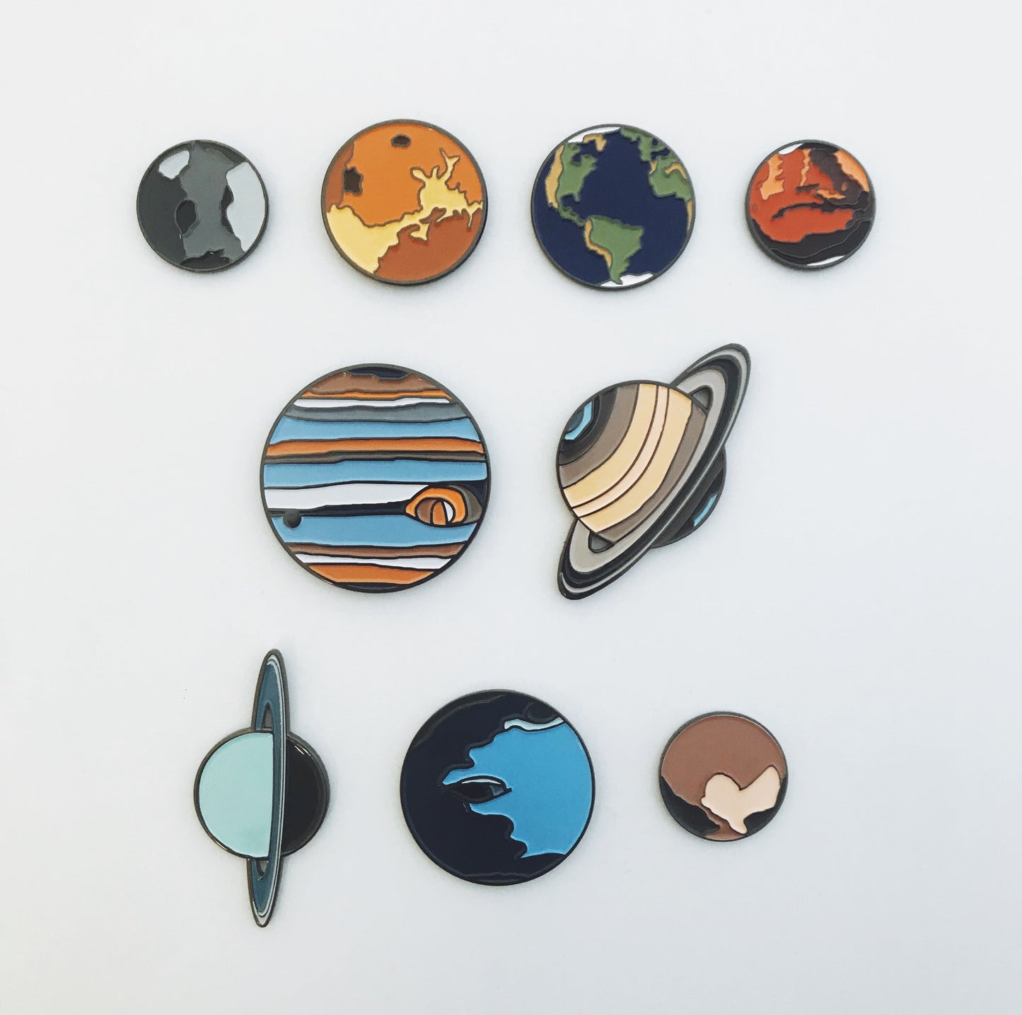Saturn Enamel Pin